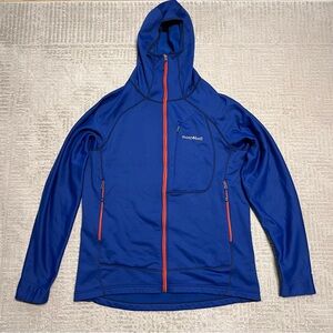 Montbell Full zip fleece jacket Lightweight Trail Action Parka Men’s Medium